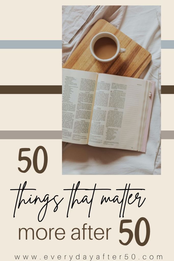 Turning 50 didn’t feel like a crisis to me. Instead, it felt like arriving at a scenic overlook after a long climb—a chance to pause, catch my breath, find clarity, and truly appreciate the view. I’d like to share a few guideposts I’ve gathered along the way. Here are 50 things I’ve noticed matter a whole lot more after 50.